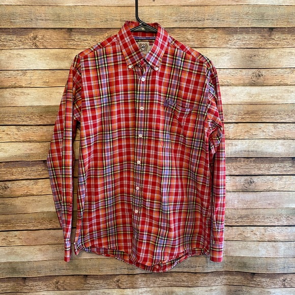Cinch Other - Cinch Pink Red Multicolor LS Plaid Size XS EUC